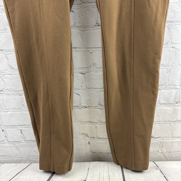 J.Jill Ponte Leggings Pants Affinity Stretch in Espresso Brown‎ Sz Med - Picture 4 of 11